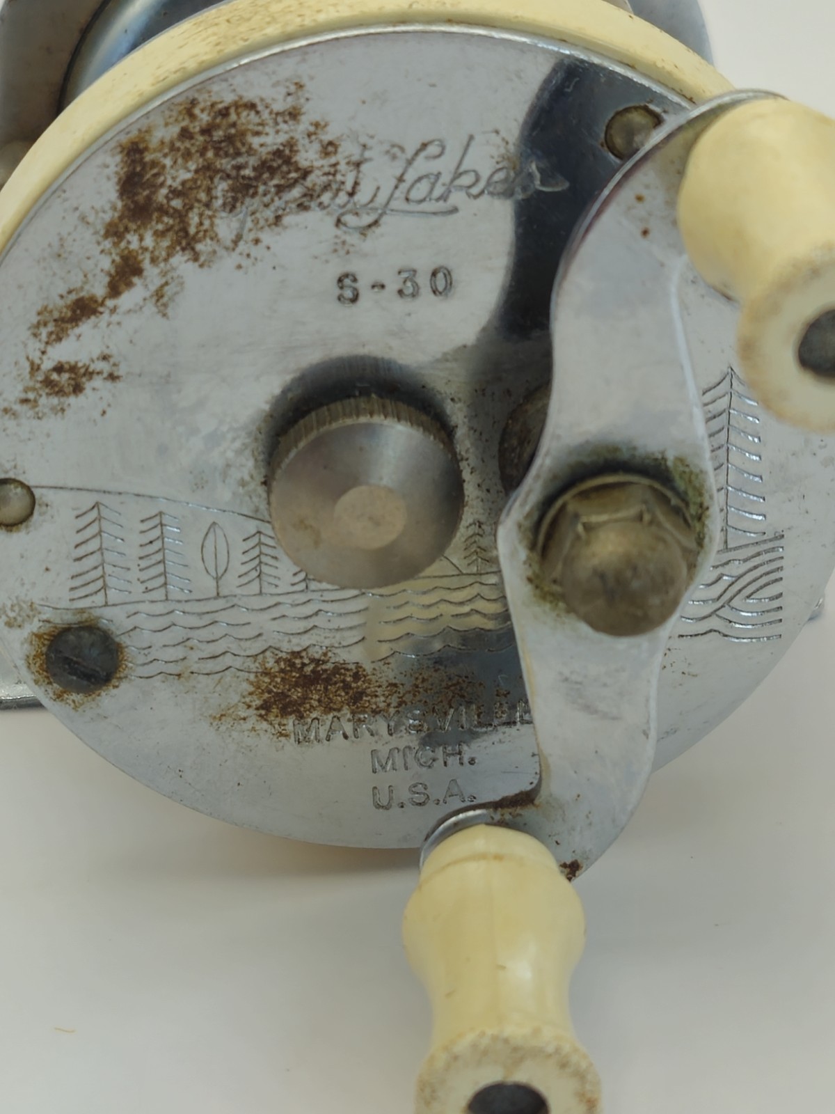 Vintage USA Great Lakes S-30 Reel Marysville, Michigan Made In U.S.A.