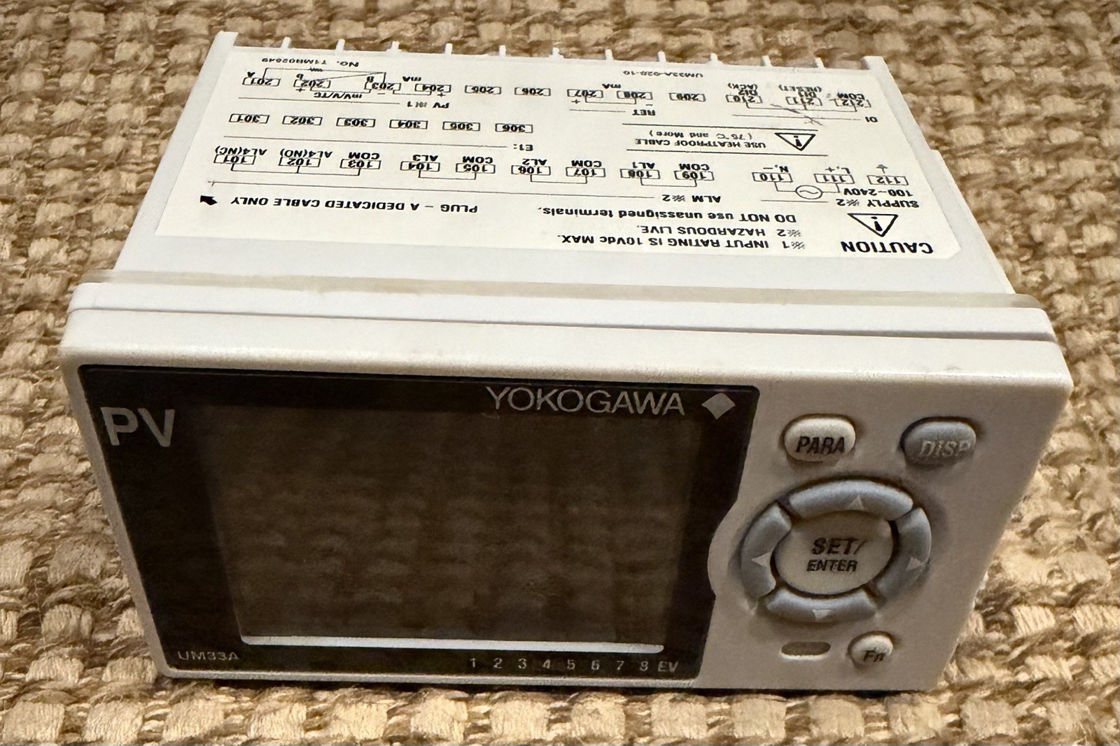 Yokogawa Digital Indicator UM33A-020-10 Not Tested