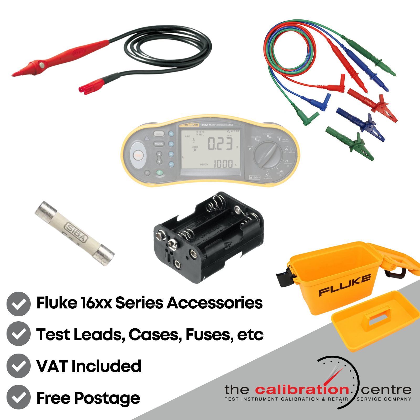 Replacement TEST LEADS Accessories FLUKE 1653 1663 Multifunction Tester
