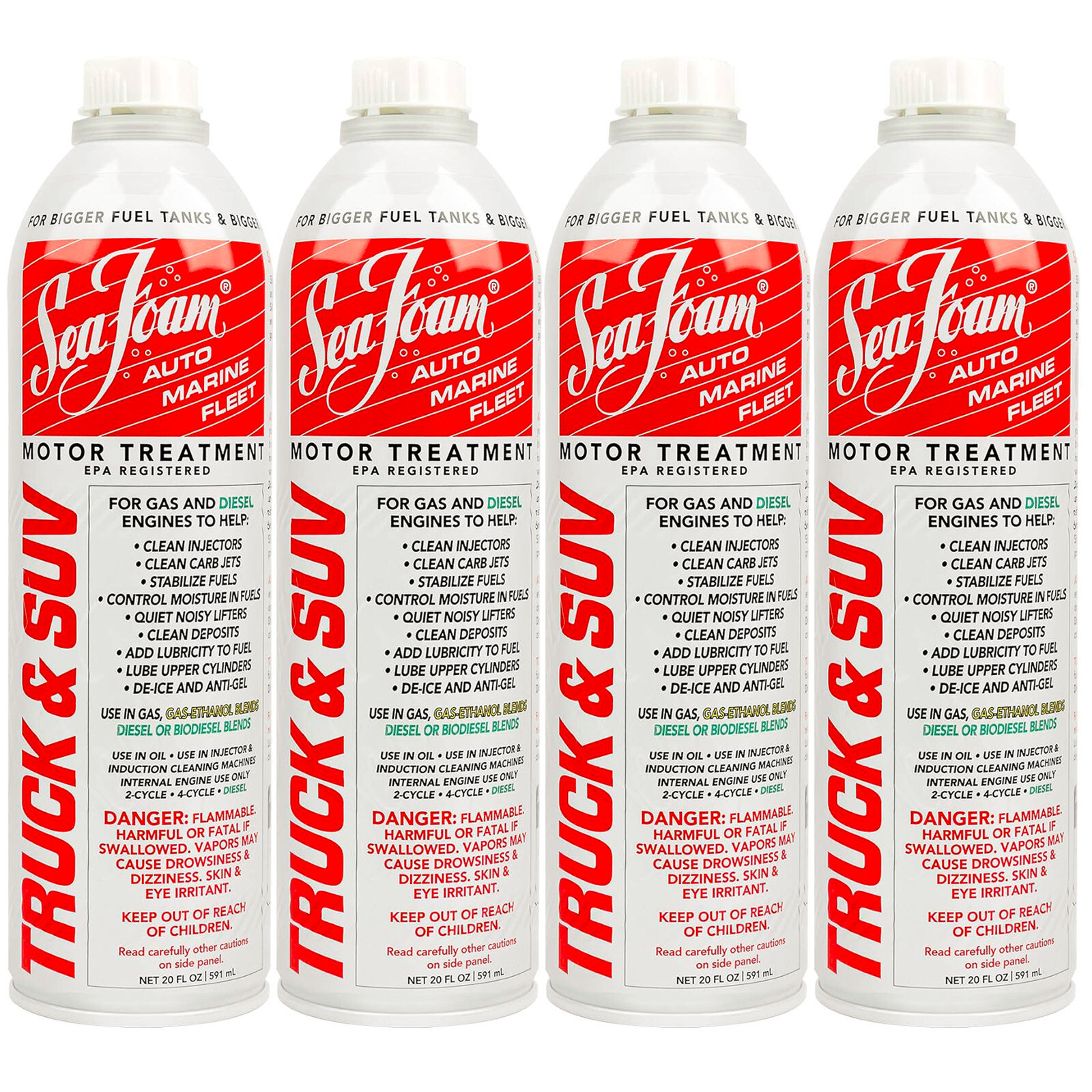 Seafoam ST20 Truck and SUV Motor Treatment Additive 20 oz ST-20 Pack of 4