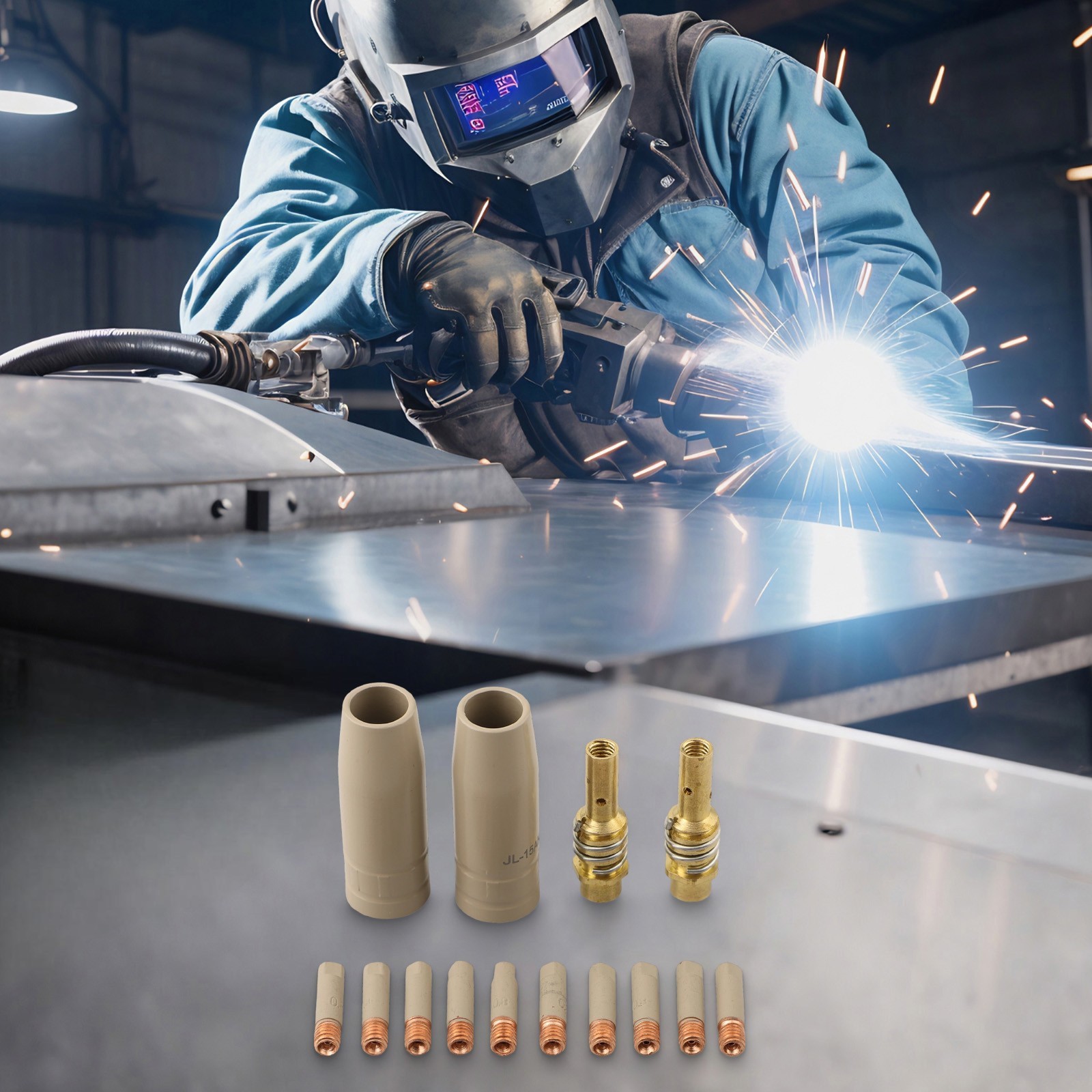 Professional Quality 15AK Coating Protection Nozzle Set for Metalworkers