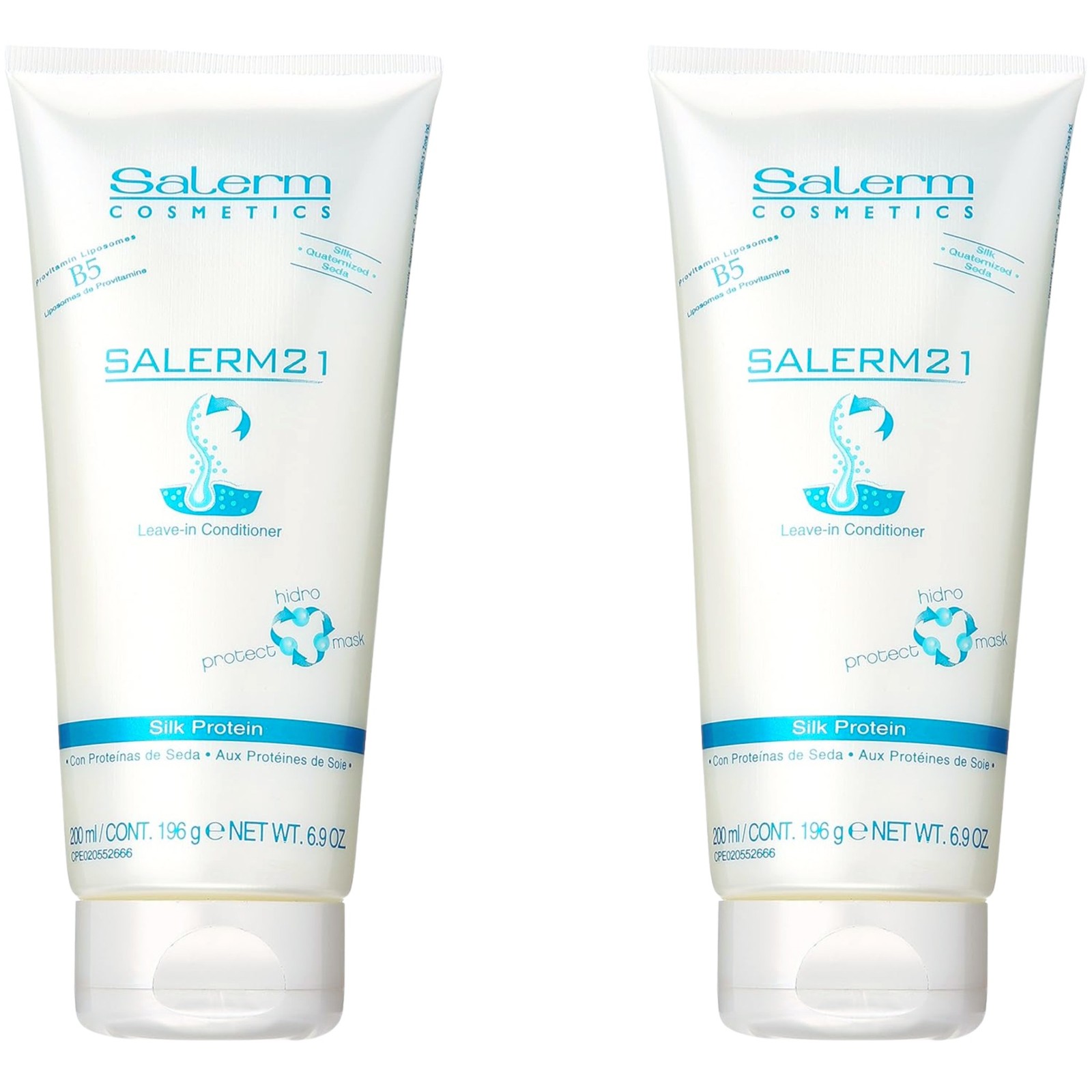 Salerm Conditioner Leave-In Damaged Hair Silk Protein B5 – Twin Set (2 x 200 ml)