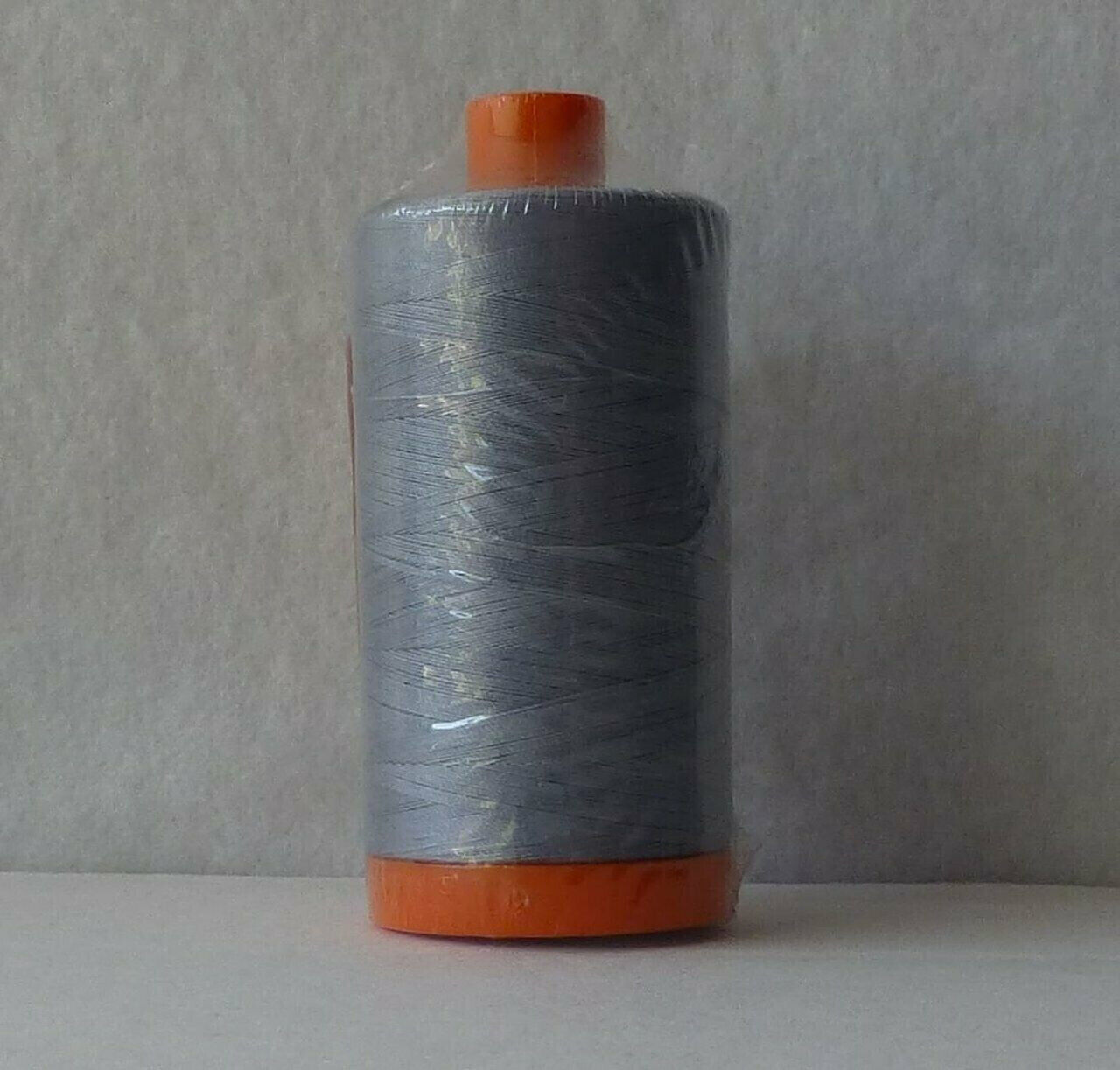 Aurifil Cotton Mako Thread Medium Grey 2610 1422yd