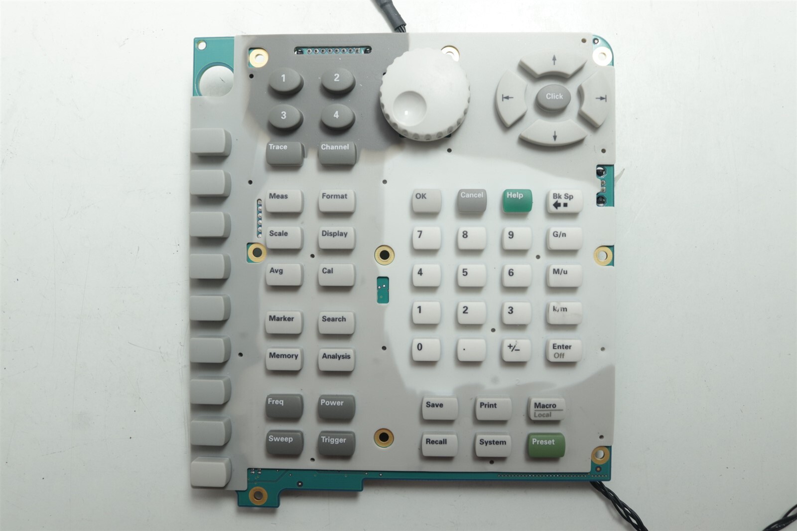 Agilent Network Analyzer Keyboard N5240-20065 Rev: 2