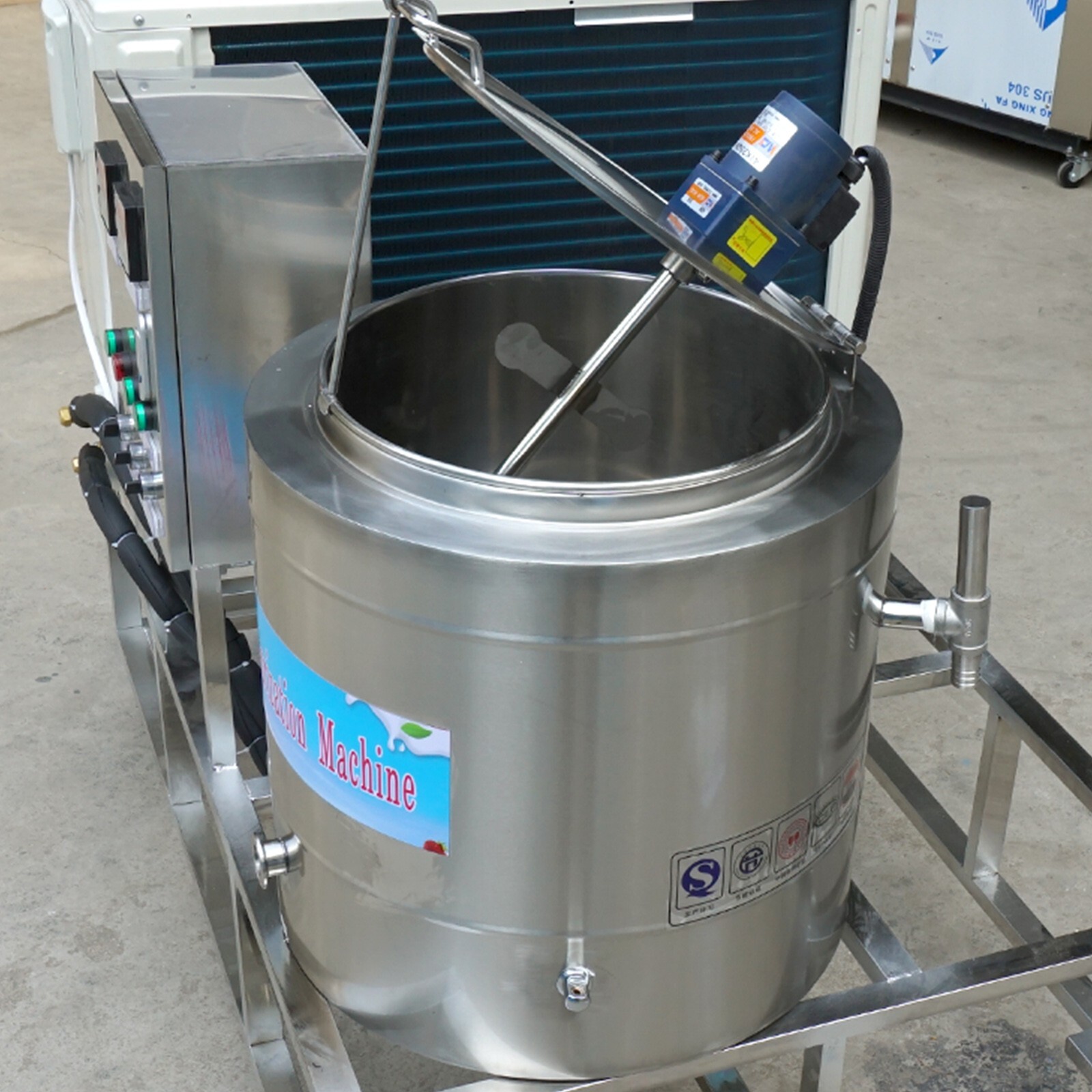 100L Commercial Pasteurization Machine Pasteurizer with Refrigerated Function