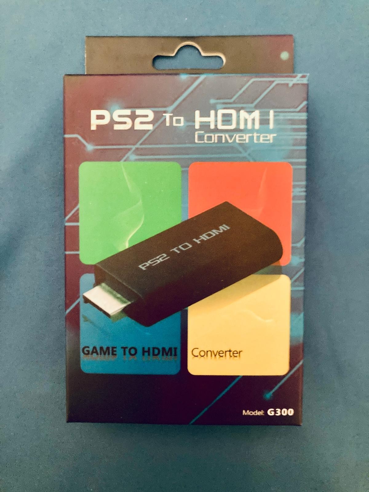 PS2 to HDMI Converter Adapter Game Console to HDTV Plug & Play