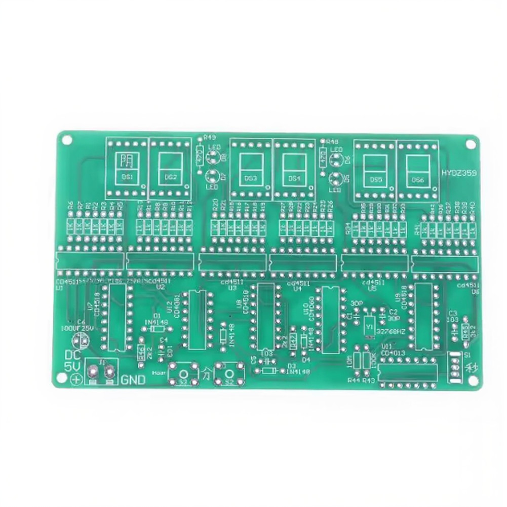 6 Digit Clock DIY Kit for Soldering Practice and Digital Timing Project