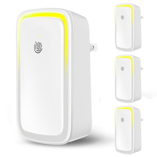 4Pack Air Ionizer for Home Negative Ion Air Purifier Plug In, Quiet Air
