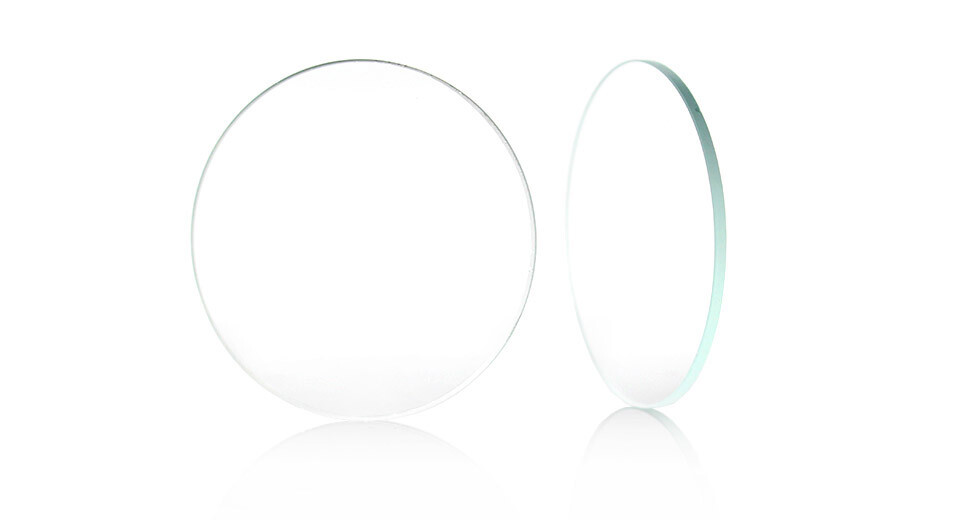 rayovac 2" glass flashlight lens,50.8mm x 2mm thickness(lot of 2)
