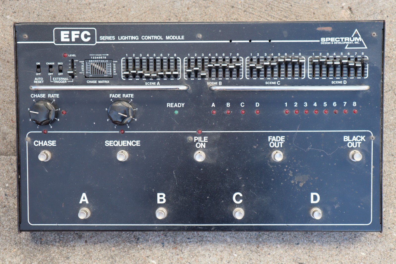 VINTAGE Spectrum EFC STAGE LIGHTING SYSTEM Control Modul model 1 (USA)