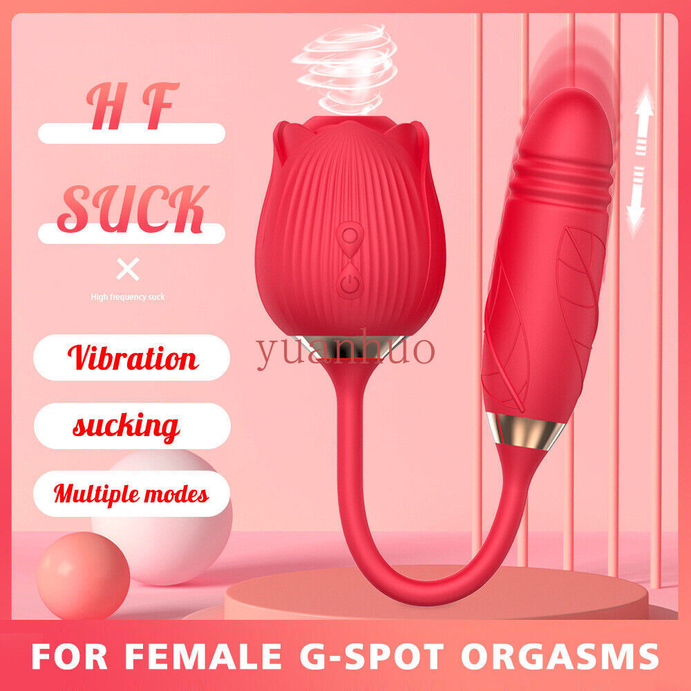 10-Speed-Rose-Female-Anniversary-Female-Gift-Massage-Tongue-Licking-Powerful-US