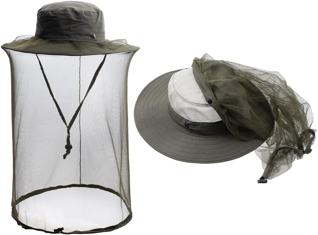 Mosquito Bug Head Net Hat,Veil Mesh Protection Cap,Dog Grooming Gnats Gear | ...