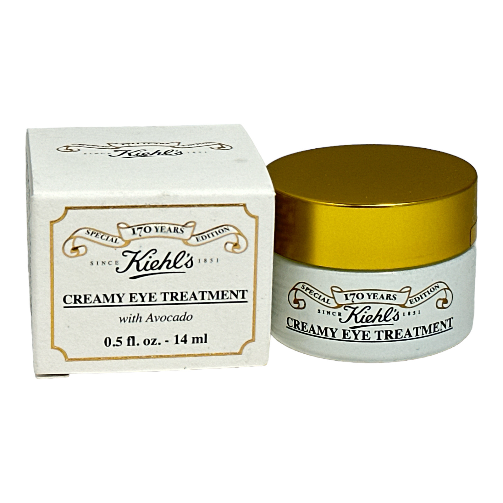 Kiehl's Creamy Eye Treatment with Avocado 0.5oz./14ml New In Box