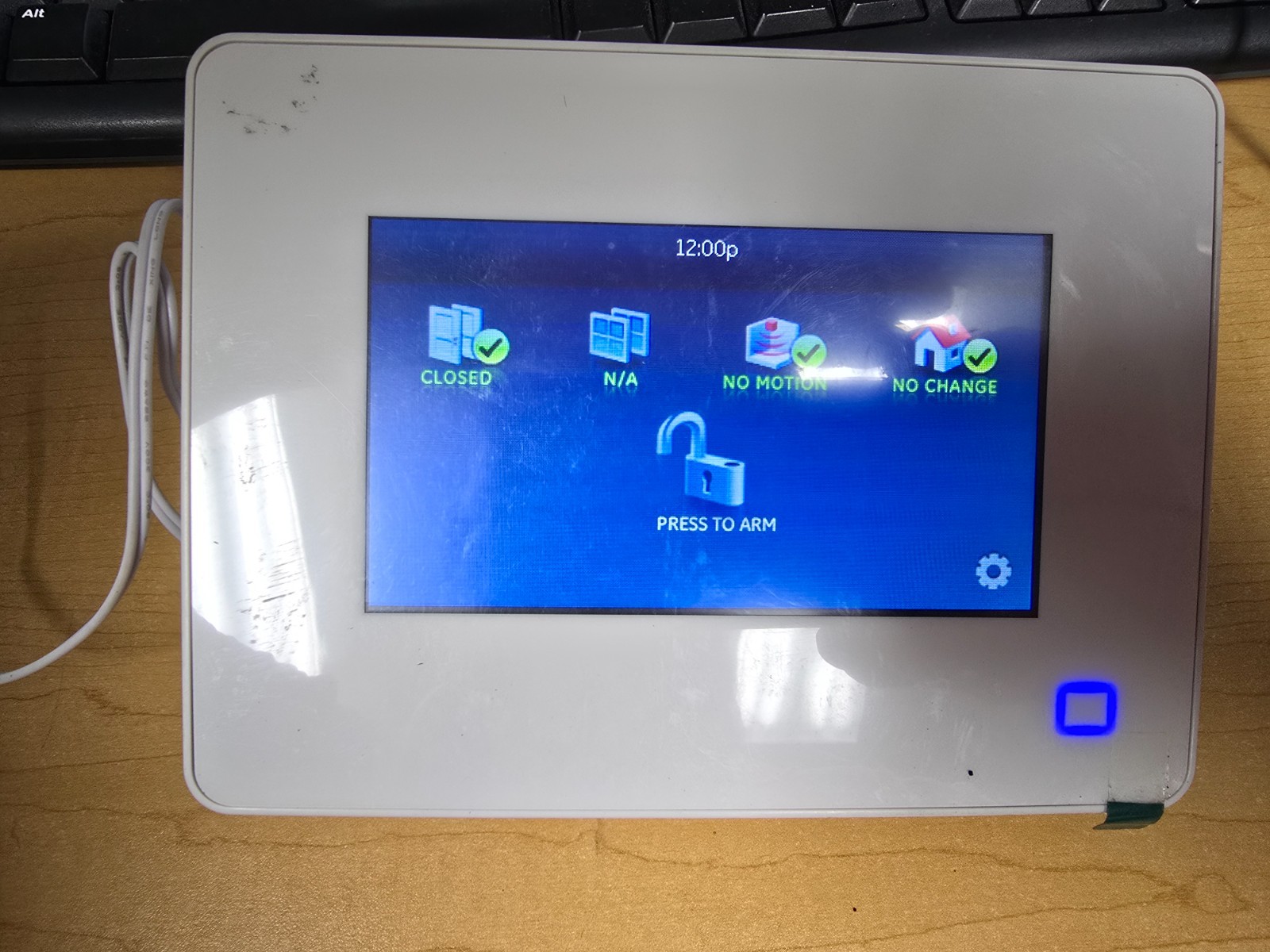 INTERLOGIX 60-924-RF-TS5 5" WIRELESS SECONDARY TOUCH SCREEN SIMON XT  XTi XTi-5