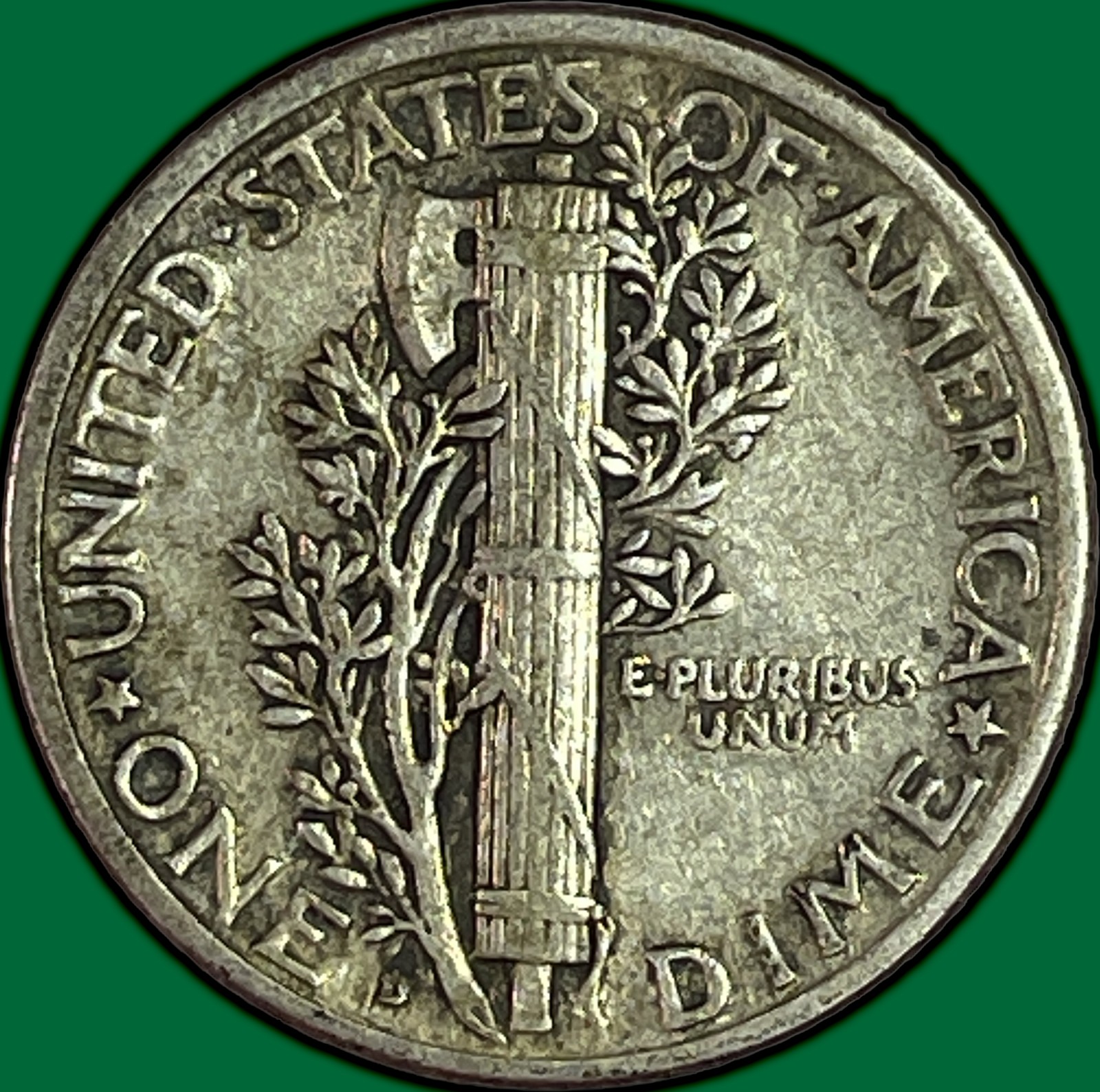 1927-D Mercury Dime Choice Extremely Fine XF+ Coin #41691