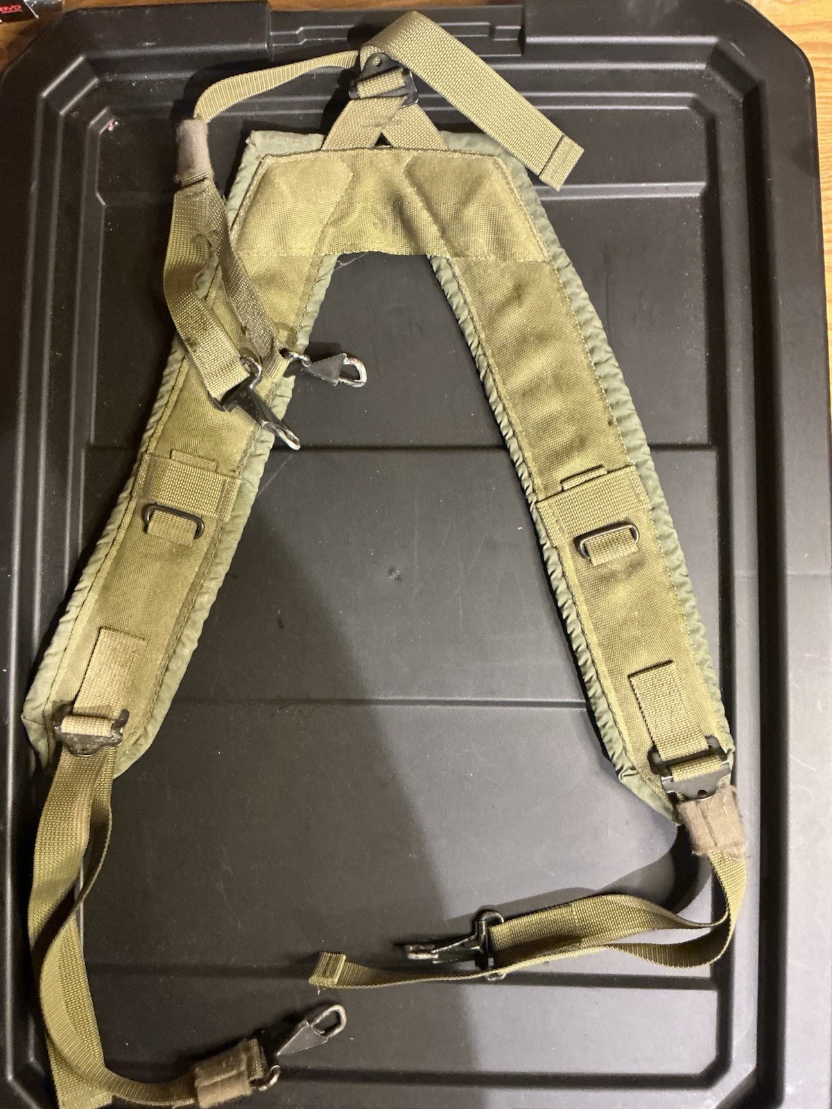 USGI Individual Equipment Suspenders LC-1 OD Green