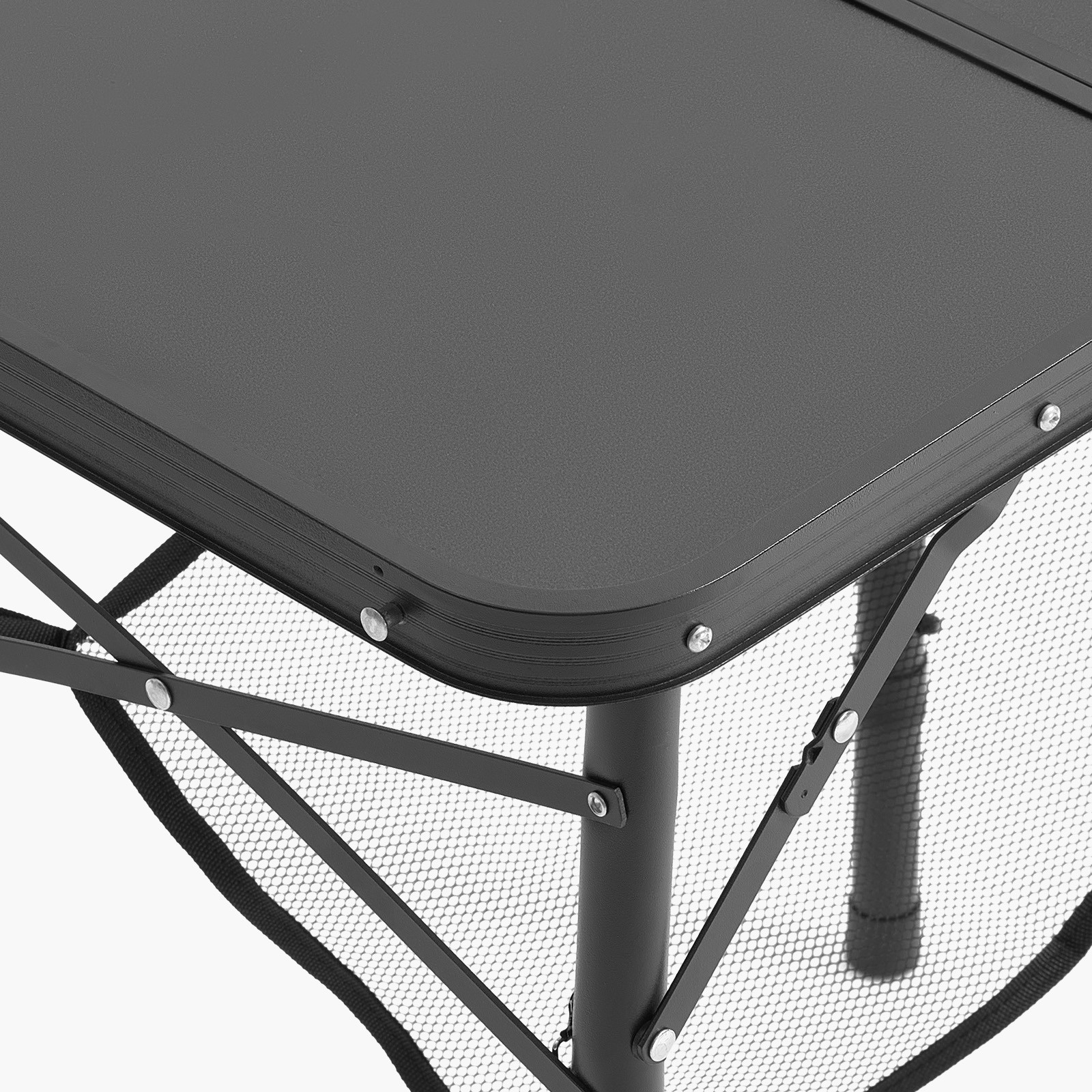 2ft Folding Portable Camping Table Aluminum Adjustable Height Outdoor