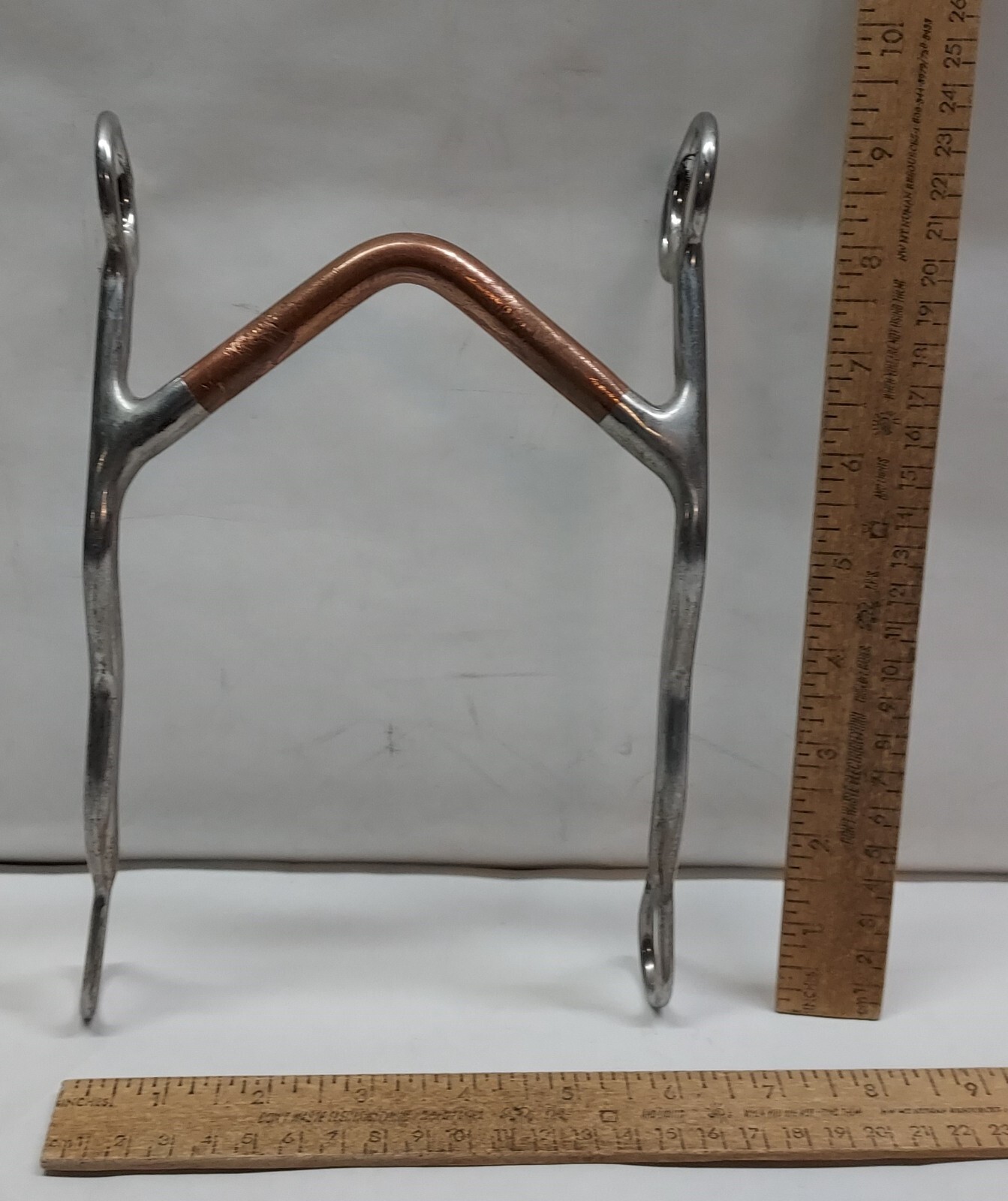 TRAMMELL Horse BIT - Copper mouth- used - Whoa Maker - listing #517241