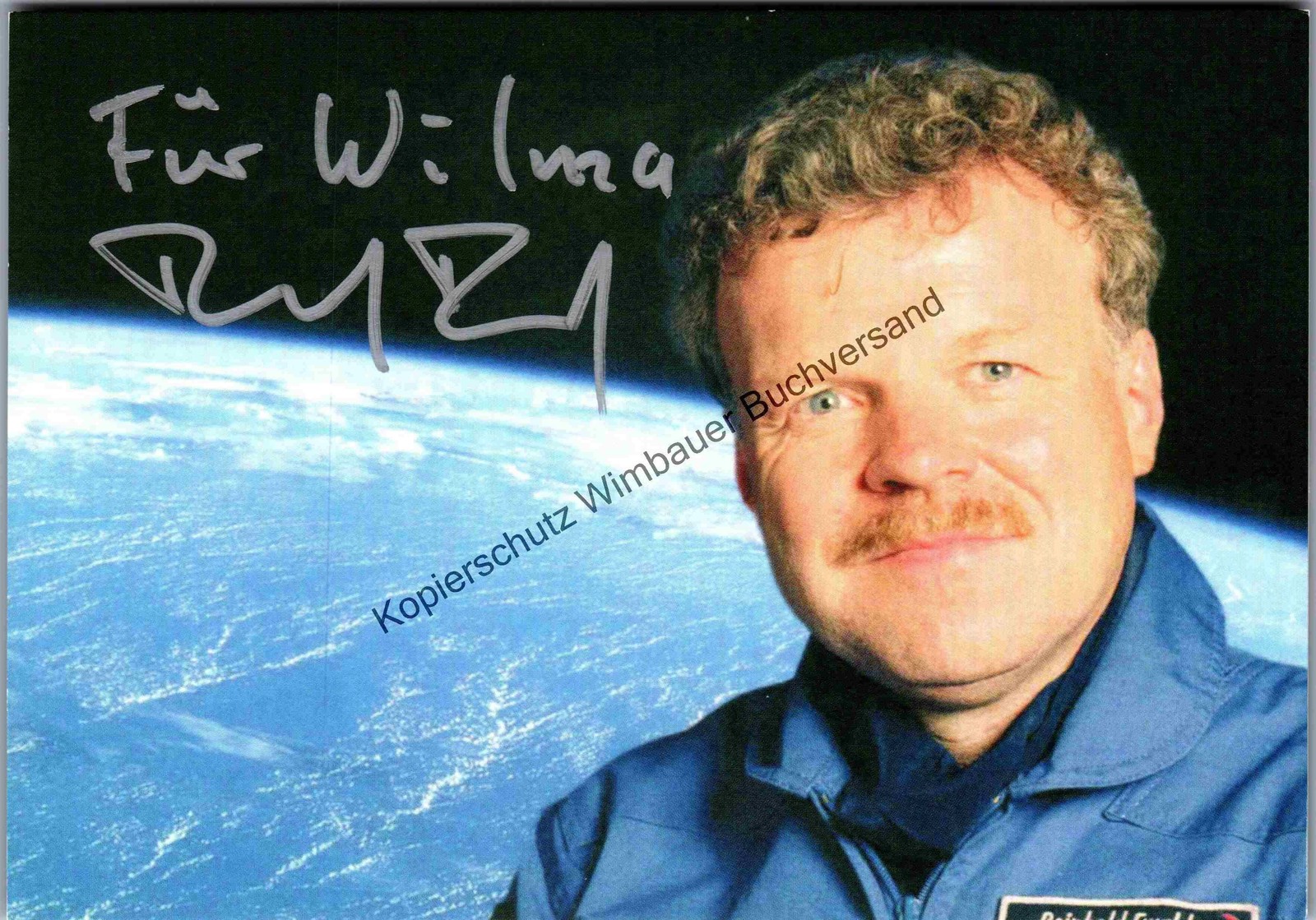 Original autograph Reinhold Ewald ESA astronaut /// autograph autograph s 303613