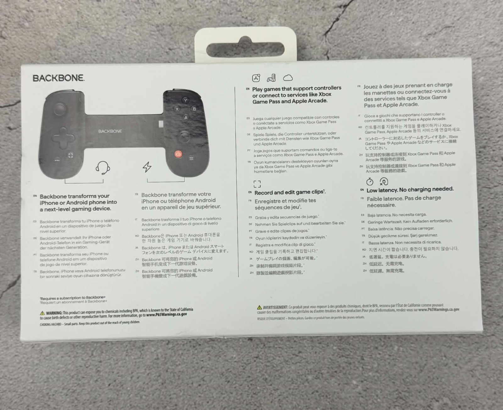 Backbone USB-C Mobile Gaming Controller (BB-51-P-BRW) - Black
