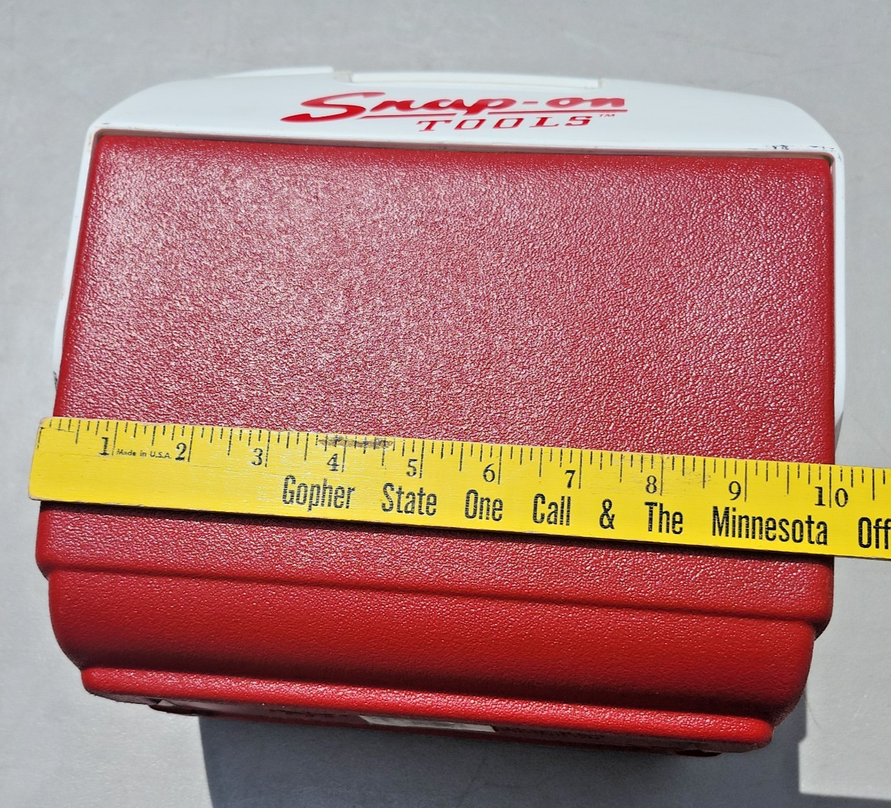 Igloo Playmate Snap-On Tools Cooler Red White Lunch Box