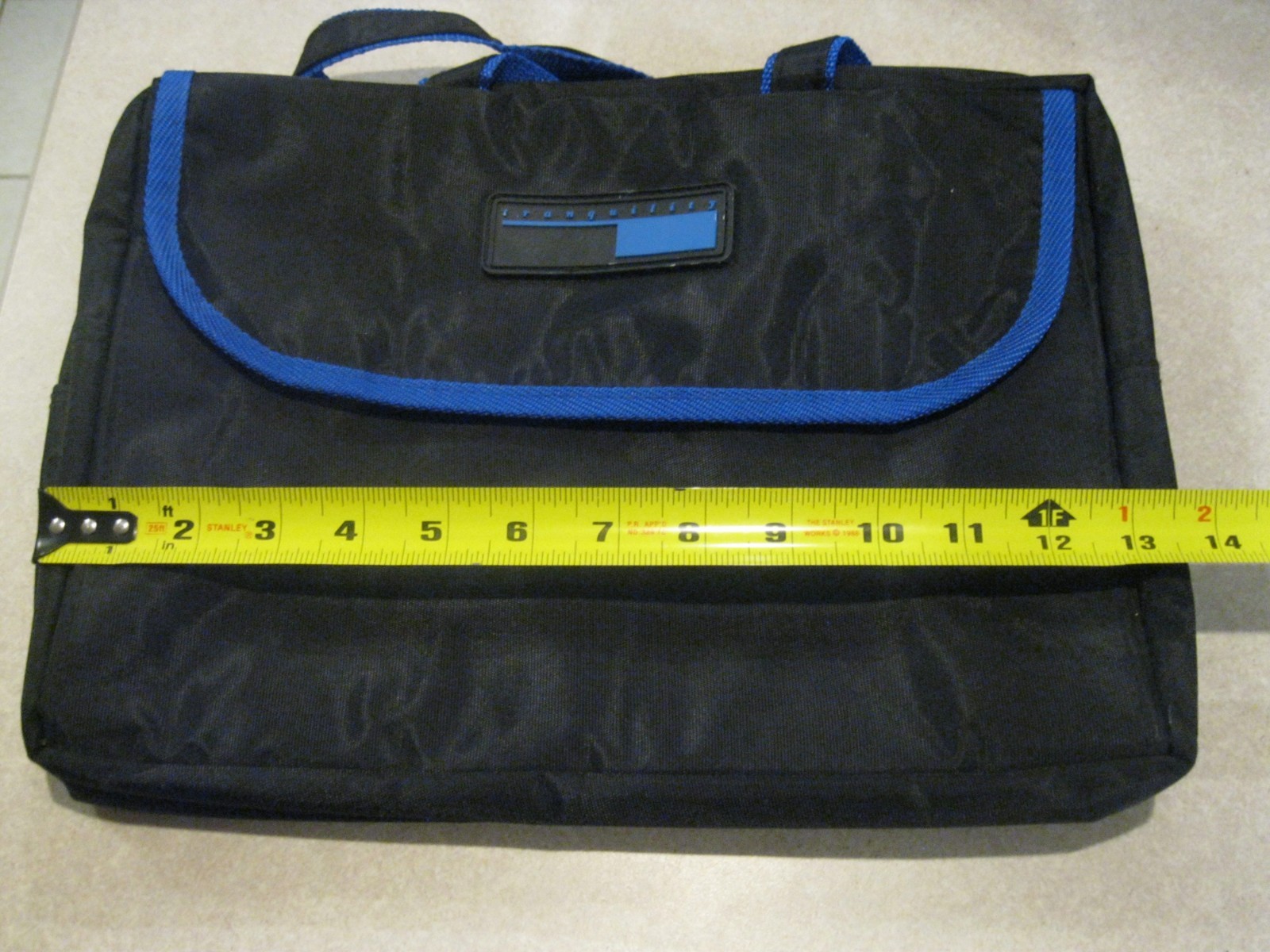 Tranquility Laptop Case 14 Inch Polyester Black / Blue
