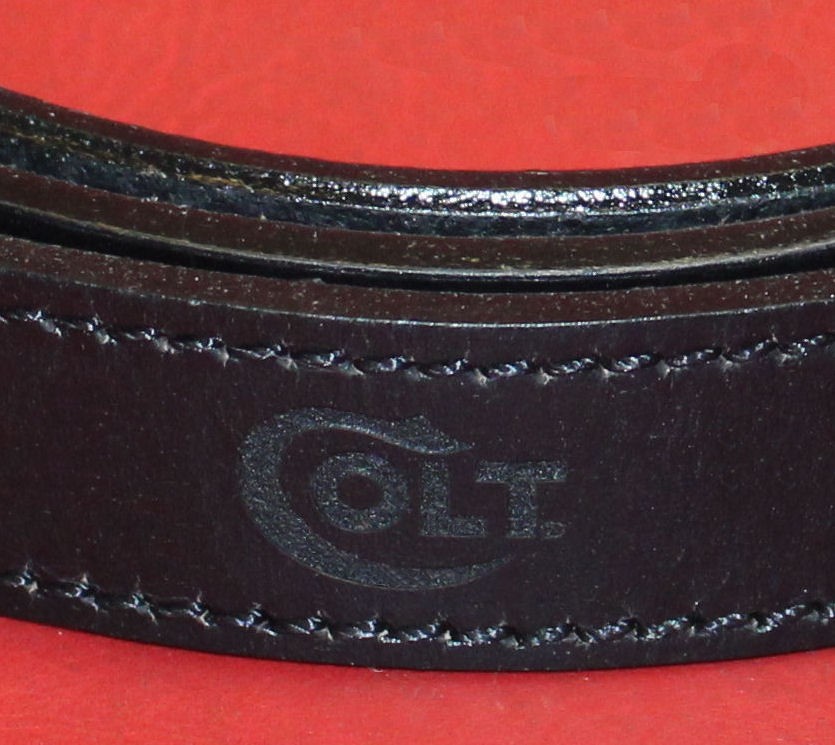 Colt 1" Rifle Real Leather Sling Black