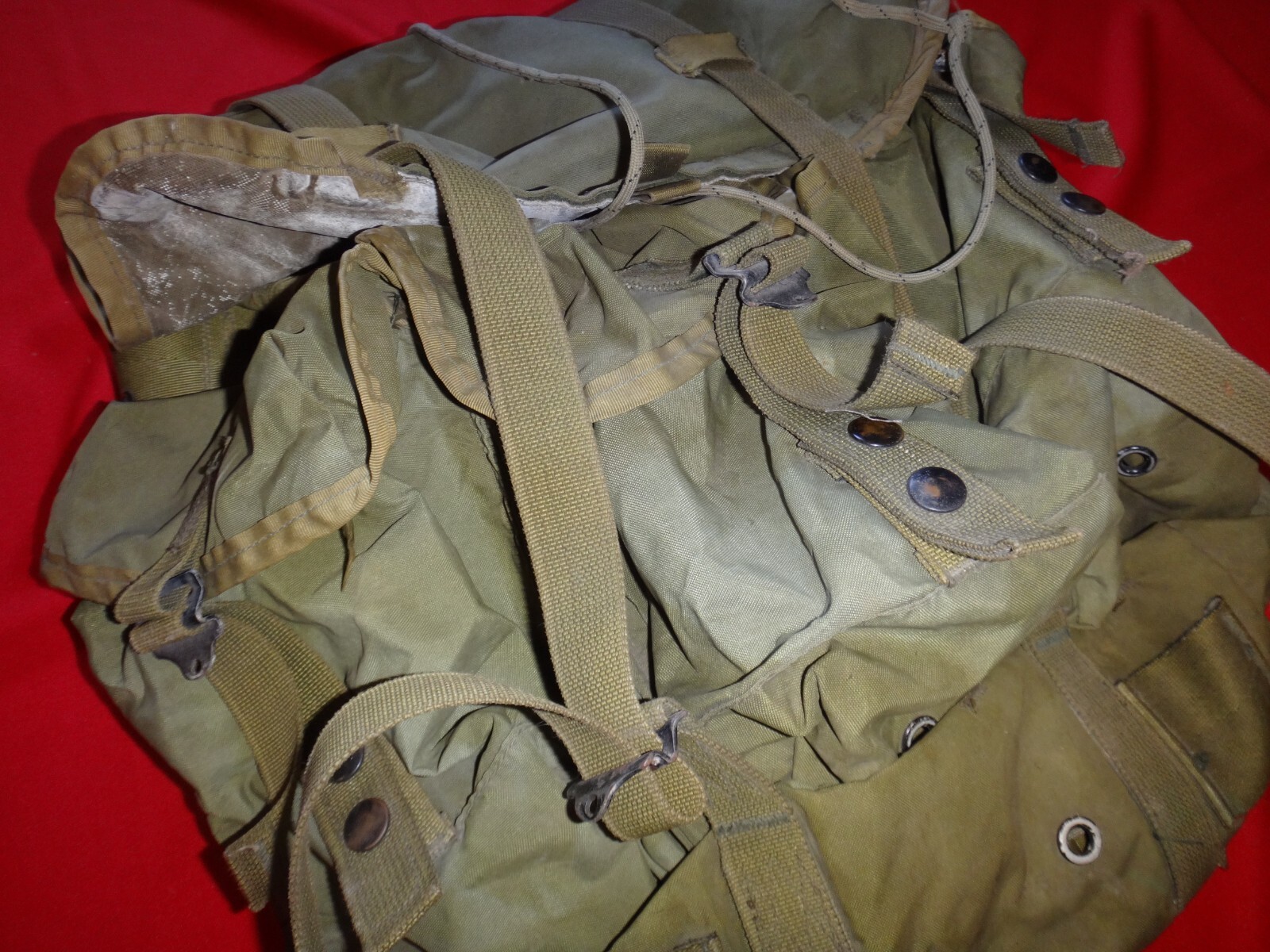 US Army Green OD Field Gear Rucksack / Backpack