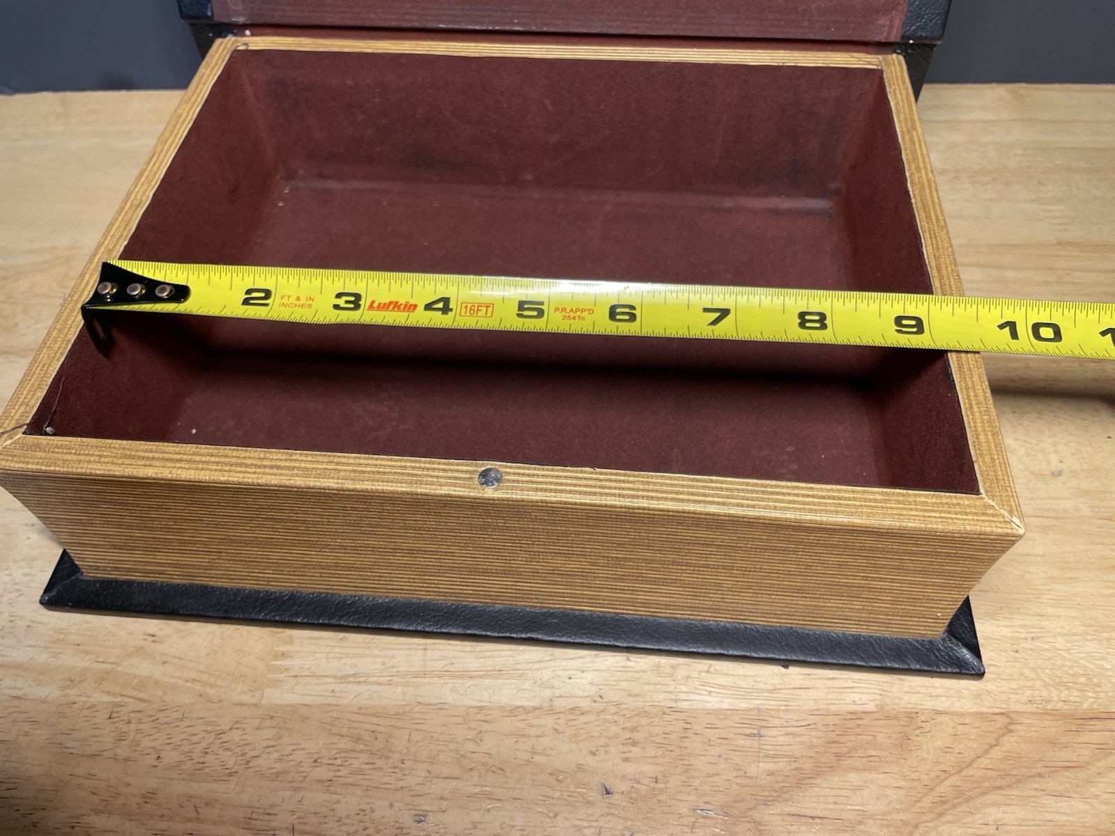Faux Book Storage Large Secret Hideaway Box
