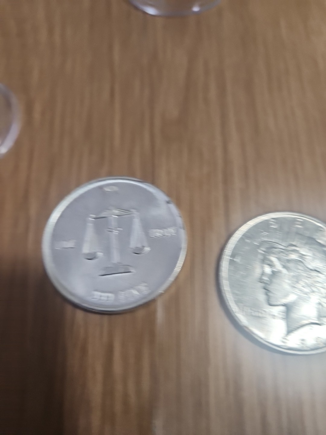 1922 Peace Silver Dollar And 1OZ Silver