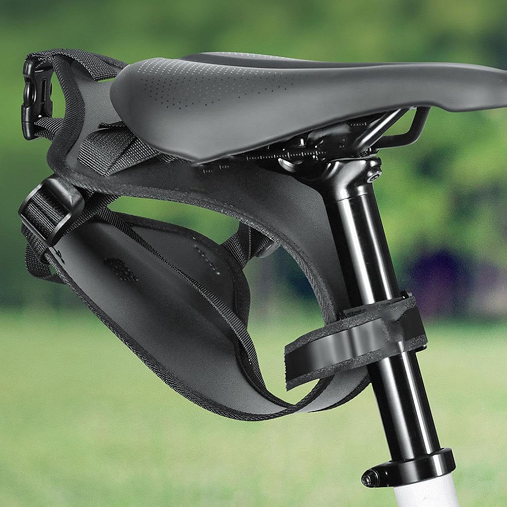Bicycle Saddlebag Mount Rack Quick Release with 7L Bag Under Seat Bag Bracket US