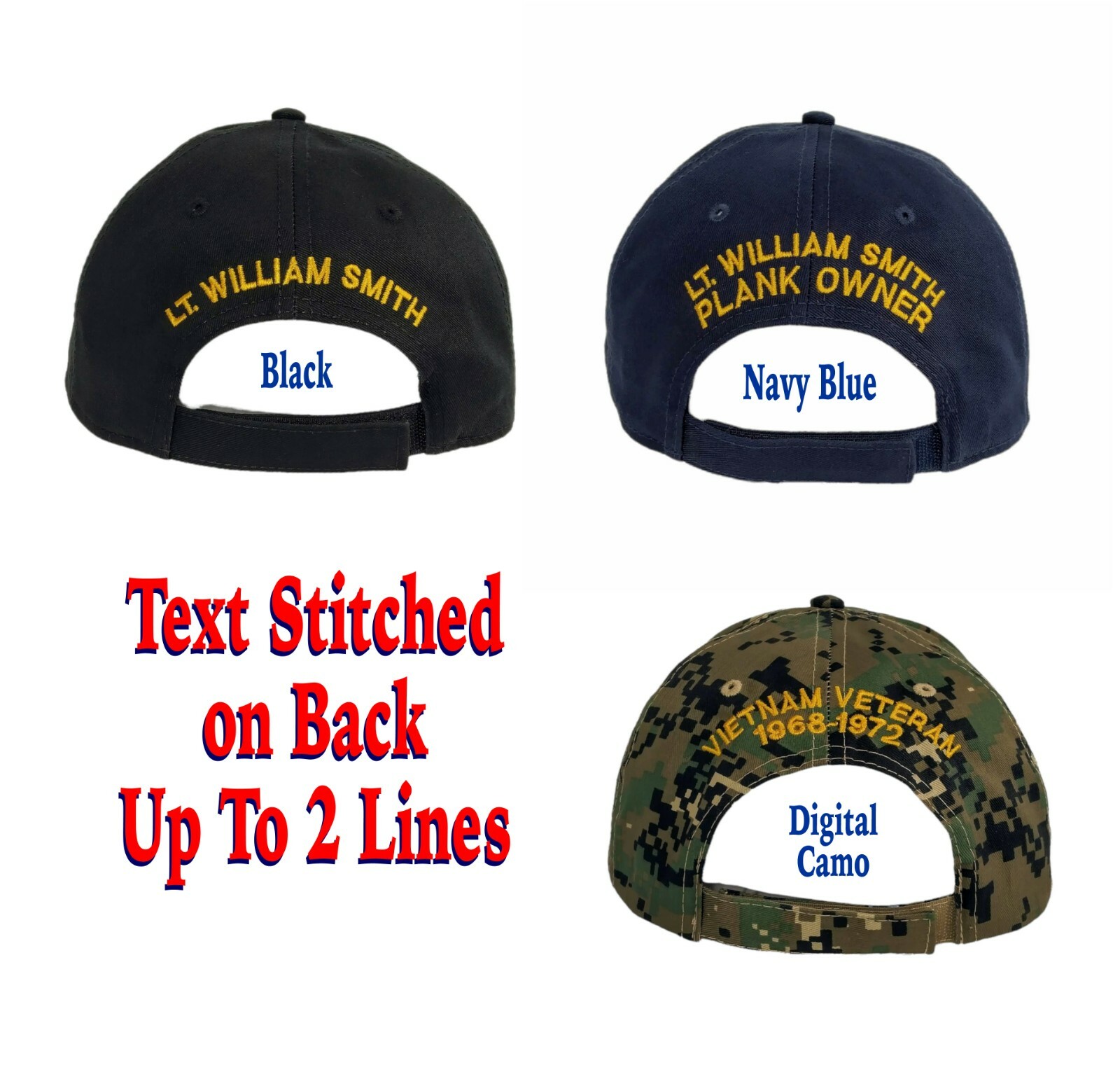 Personalized USS Abraham Lincoln CVN-72 Embroidered Baseball Cap - in 3 Colors