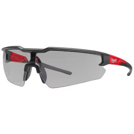 Milwaukee Tool 48-73-2106 Safety Glasses Anti-Scratch, Gray Lens, Half-Frame,