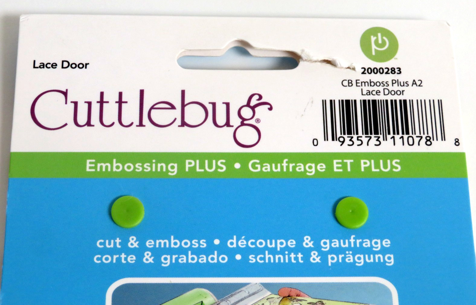 NEW Cuttlebug LACE DOOR EMBOSSING PLUS A2 Cut & Emboss Folder/Plates