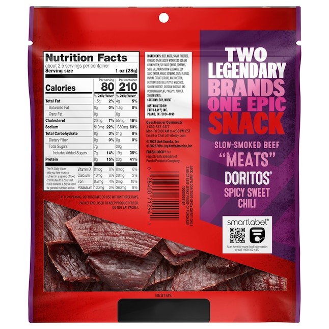 Jack Link's Spicy Sweet Chili Meat Snacks