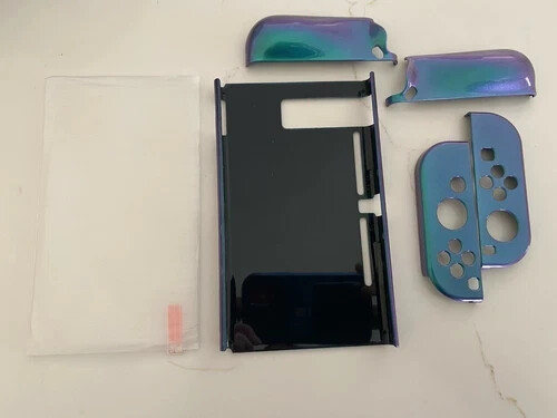 PlayVital AlterGrips Dockable Protective Case for Nintendo Switch Purple/Teal