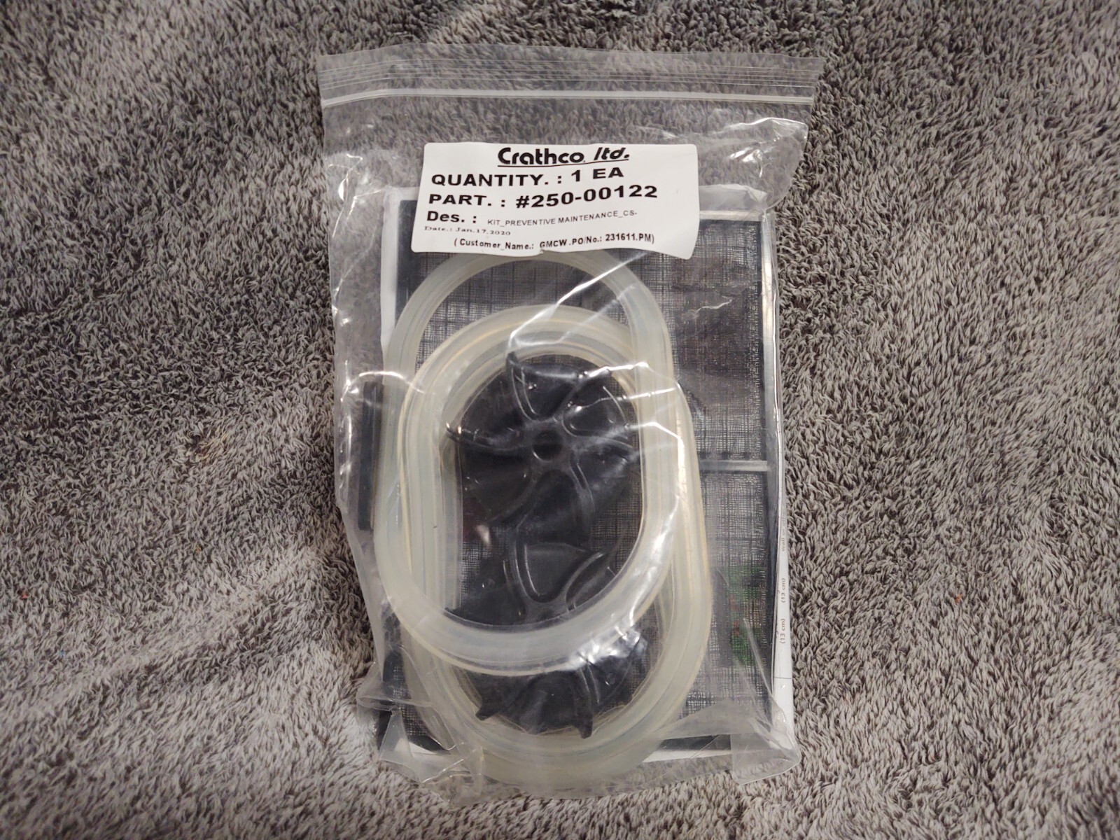 Crathco Ltd. 250-00122 Preventive Maintenance Kit