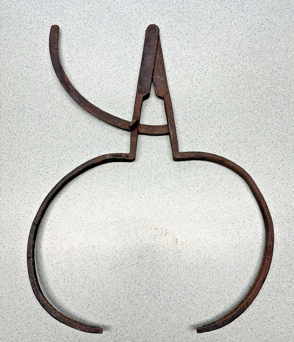 Antique 18th Century Hand Forged Wrought Iron Wing Calipers Pattern Maker large