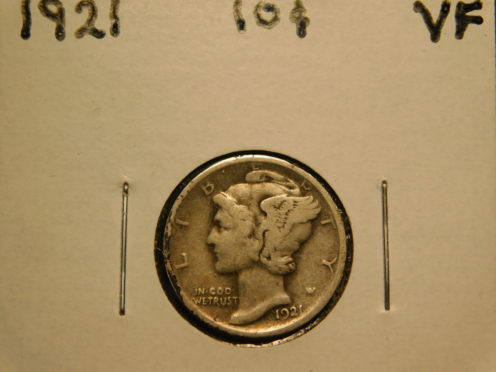 1921    Mercury Dime  Item # 12741