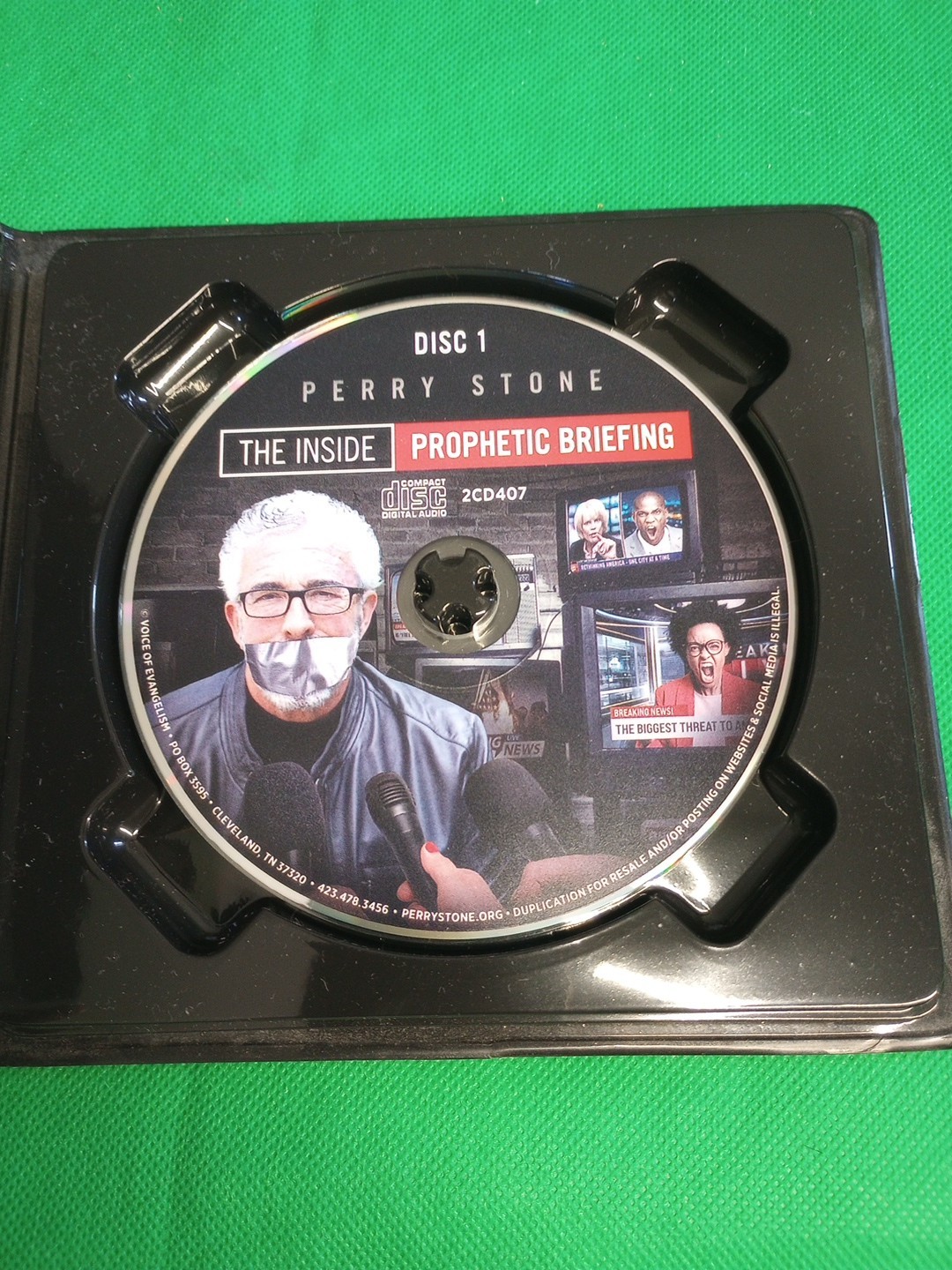 The Inside Prophetic Briefing by Perry Stone CD (2-Discs)