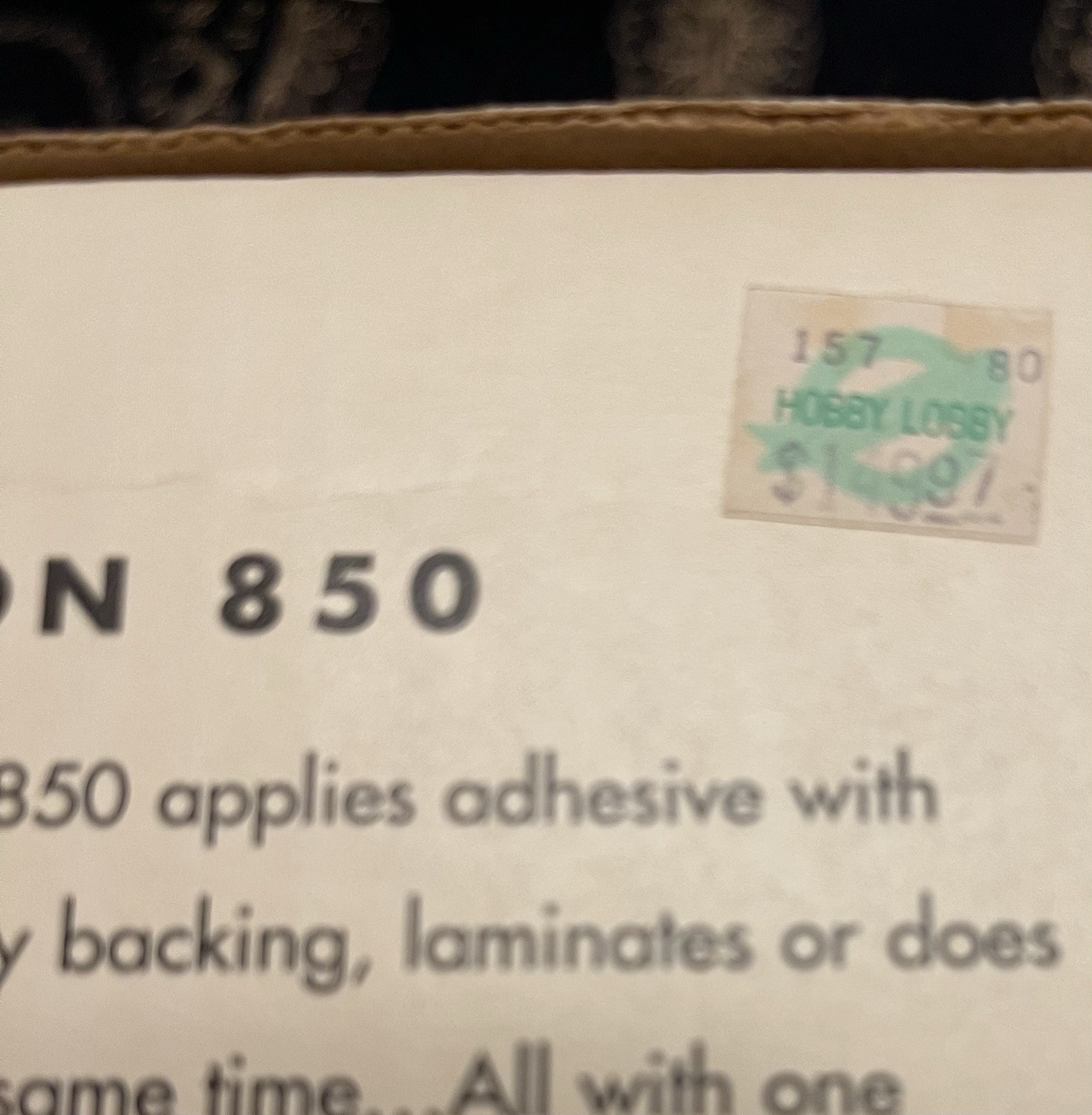 Xyron 850 Combination Lamination/Adhesive Machine New In Box