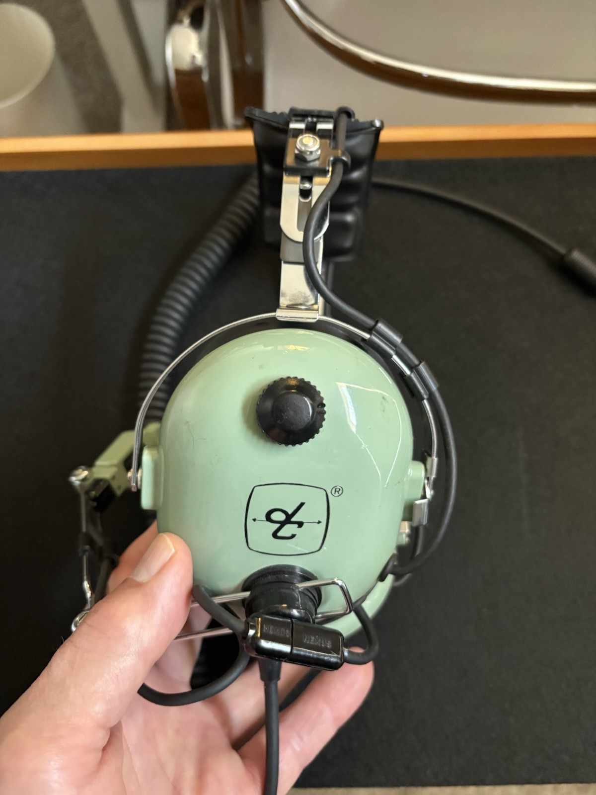 David Clark Aviation Headset with U174 helo plug and M4 mic