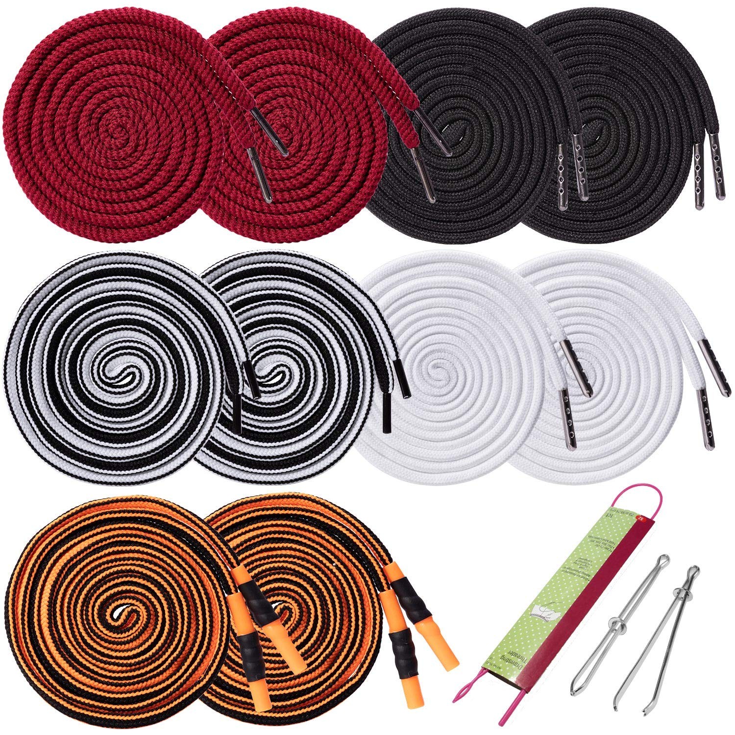 10 Pcs Replacement Drawstring Cord for Pants Suits Coats Hoodies Sweatpants