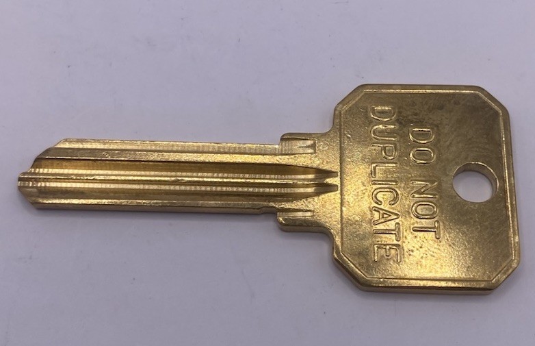 KB CSA DND Brass Key Blank Restricted Do Not Duplicate Key Blank New