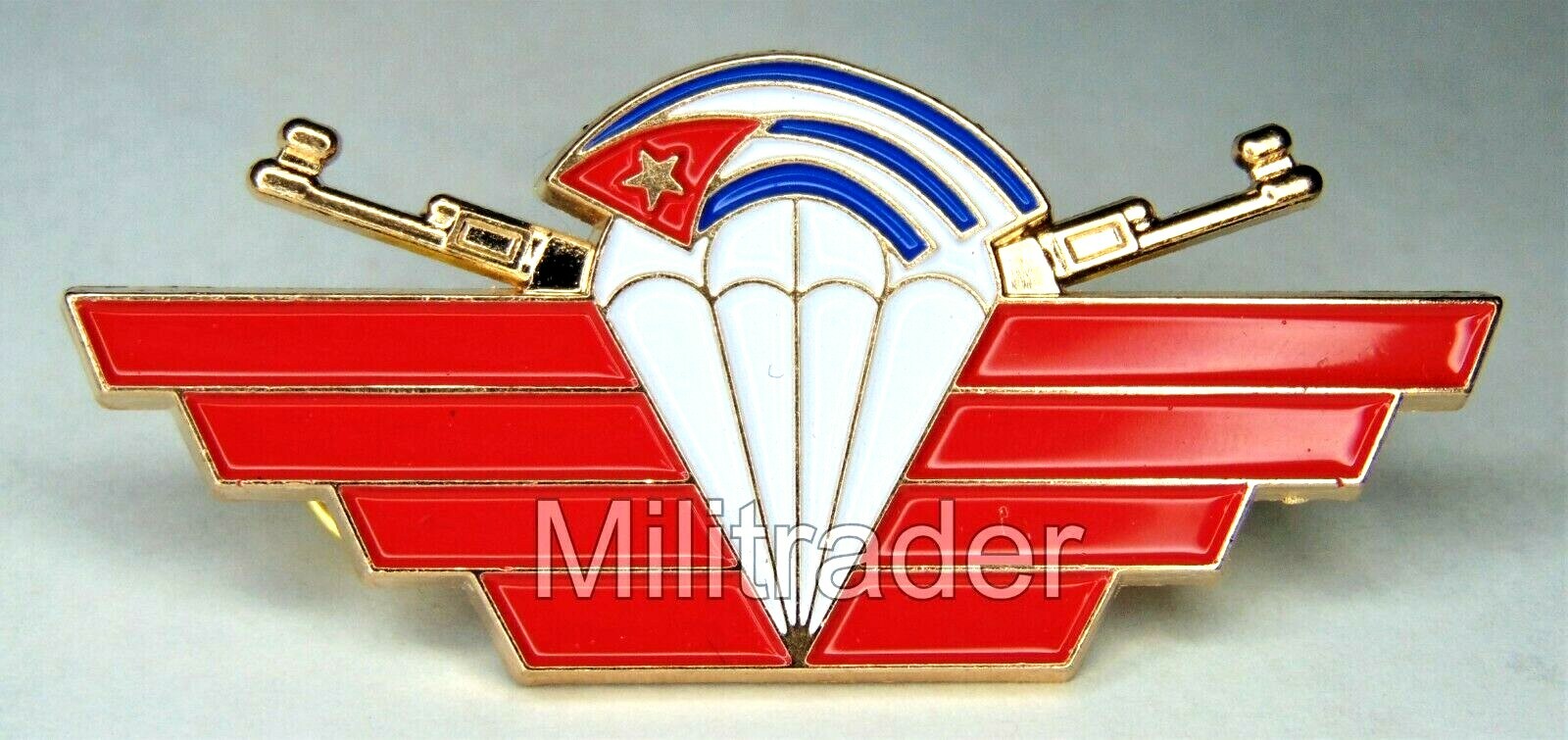 Prop Cuban MININT Special Forces Paratroopers Jump Wings  Badge (Made in USA)