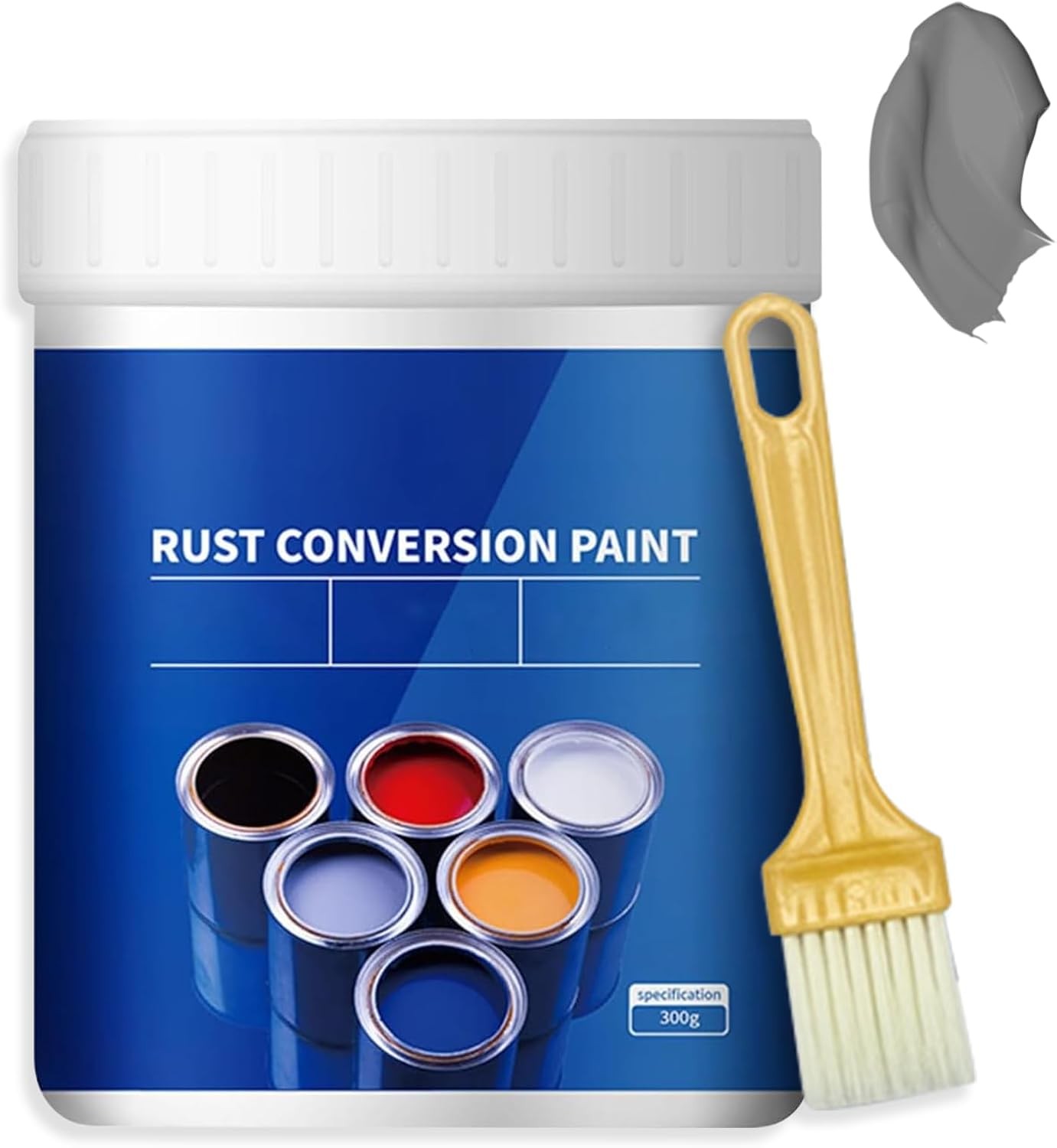 Weatherproof Rust Converter Paint for Metal, Remover Metal and...