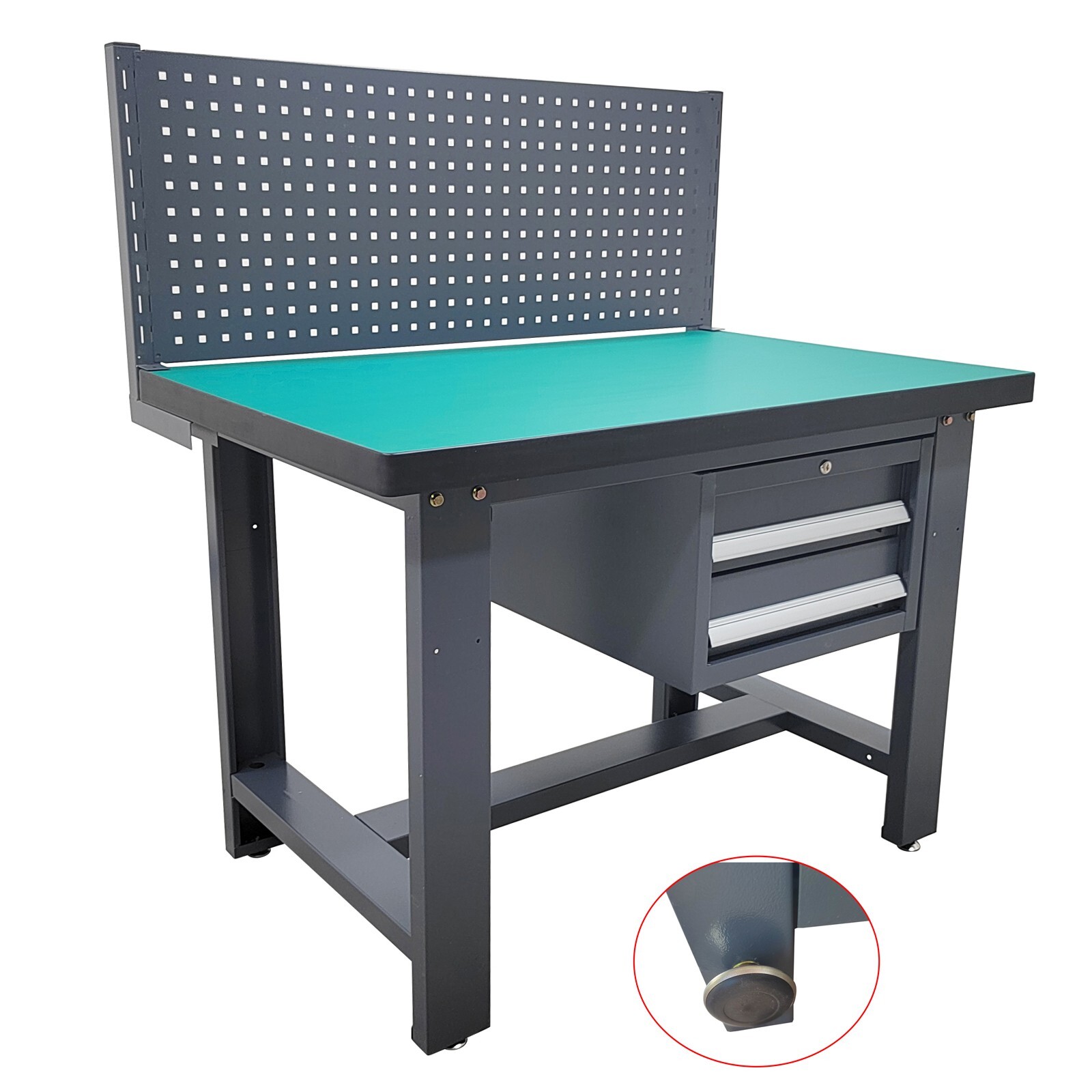 47"*29.5" Industrial Heavy-duty Assembly Line Work Table Anti-static Workbench