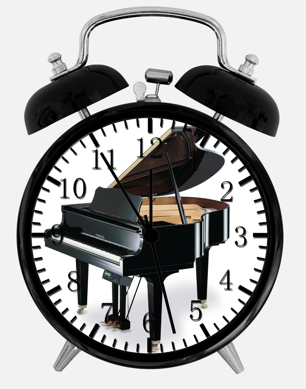 Grand Piano Alarm Desk Clock 3.75" Home or Office Decor W159 Nice For Gift