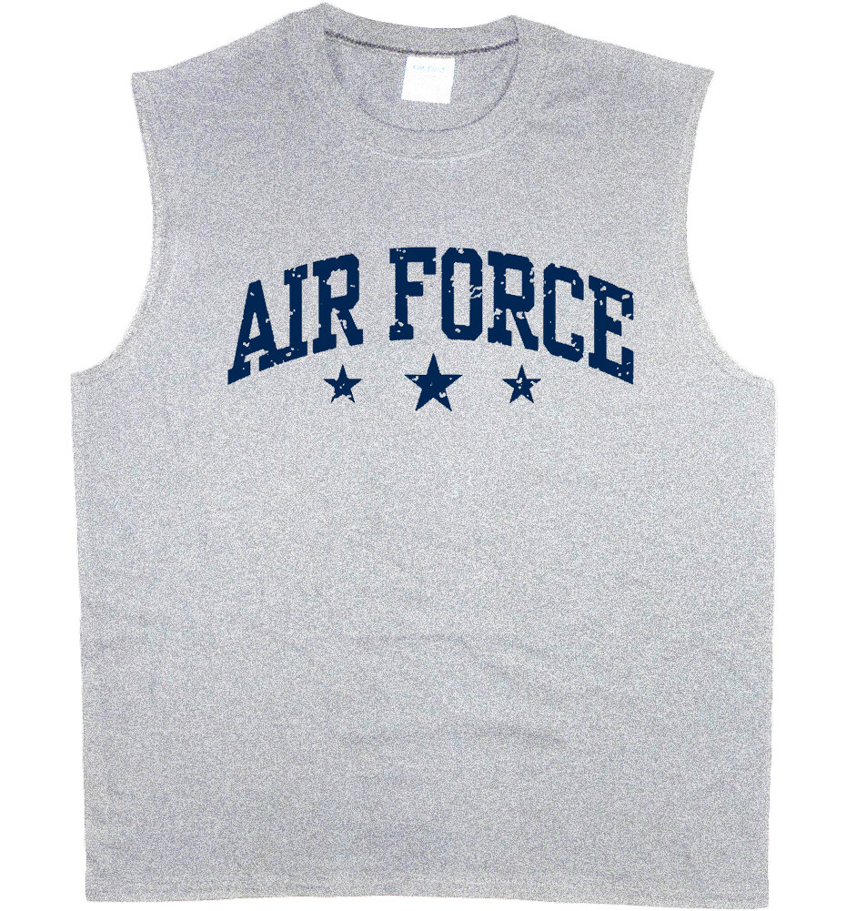 Air Force T-shirt Mens Sleeveless Muscle Tee Graphic Tees Clothing Apparel