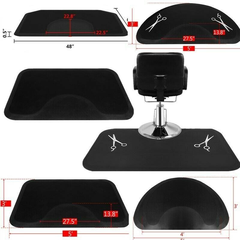 1/2" Barber Chair Salon Spa Floor Standing Anti-Fatigue Mat Hair Stylist Matt